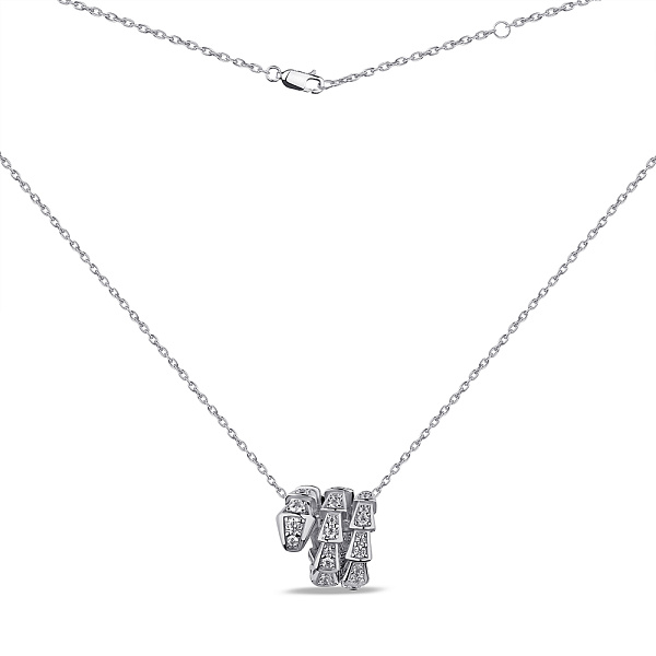 Колье из серебра Змея с фианитами (арт. 7507/1460/2) – изображение 2