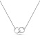 Серебряное колье с фианитами (арт. 7507/688клп) – изображение 1