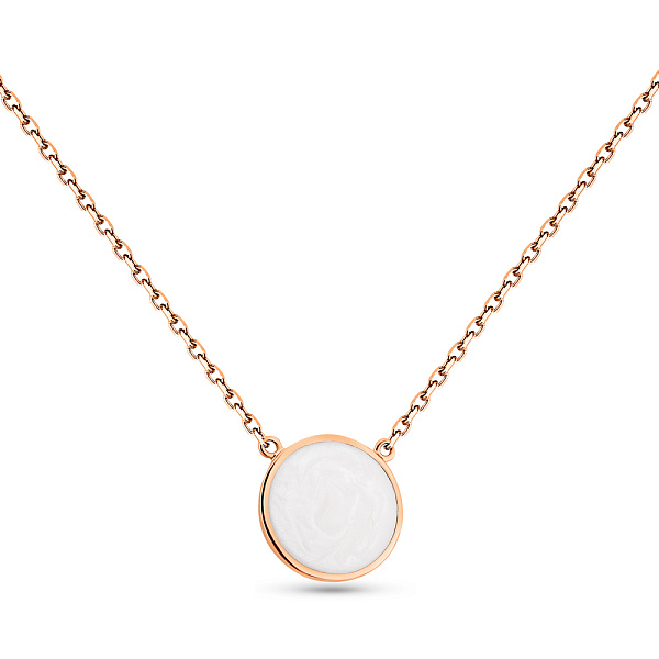 Золоте кольє Лýна з емаллю (арт. 361257еп) – зображення 1