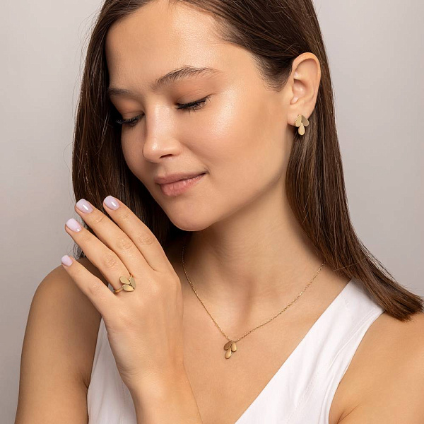 Каблучка з жовтого золота Francelli (арт. 156561ж) – зображення 4