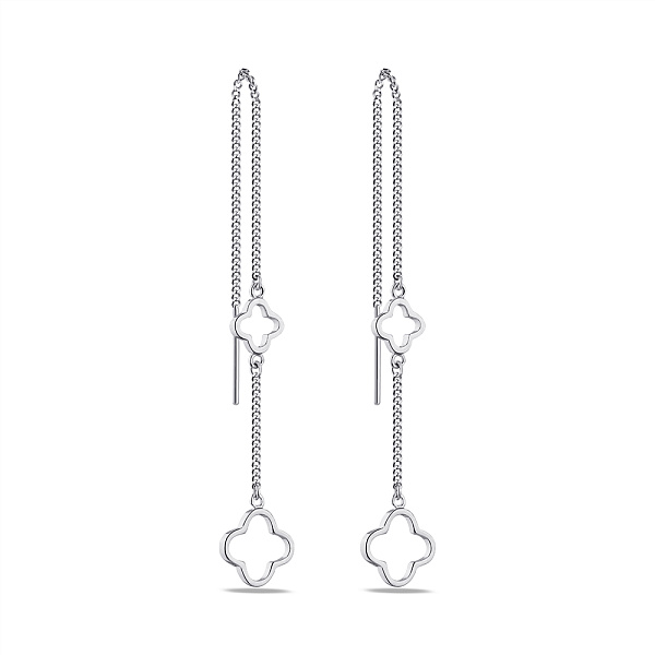 Серебряные серьги-протяжки (арт. 7502/С2/1040) – изображение 1