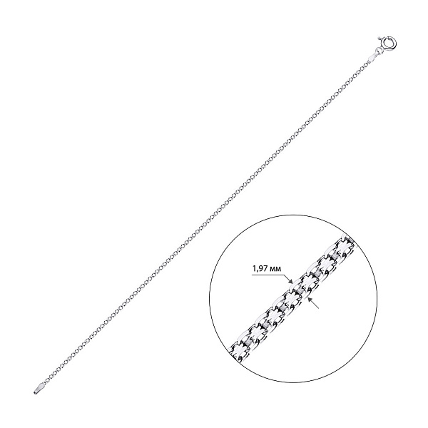 Серебряный женский браслет на руку (арт. 0310501) – изображение 2