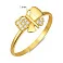 Золота каблучка Метелик з фіанітами (арт. 153738ж) – зображення 2
