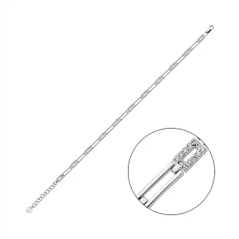 Золотий браслет з діамантами (арт. Б011569060б)