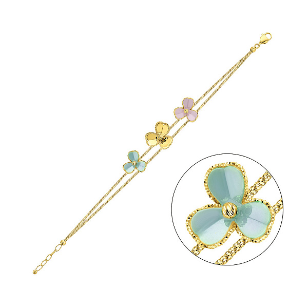 Браслет Francelli из желтого золота (арт. 326817жкмфг) – изображение 1