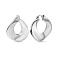 Серьги из белого золота без камней Francelli (арт. 109769/25б) – изображение 1