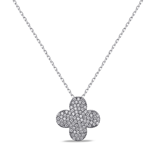 Серебряное колье с фианитами (арт. 7507/2140) – изображение 1