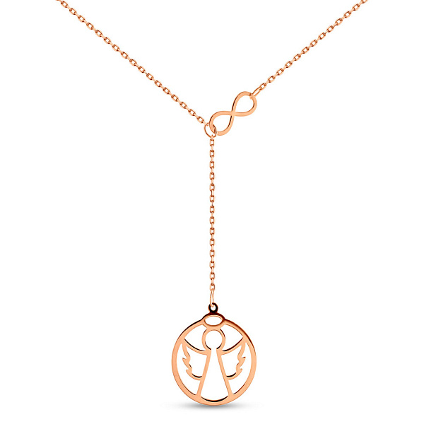 Золотое колье-галстук с подвеской (арт. 352489) – изображение 1