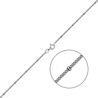 Серебряная цепочка плетение Панцирное фантазийное (арт. 03019402)