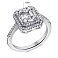 Серебряное кольцо с фианитами (арт. 7501/6816) – изображение 2