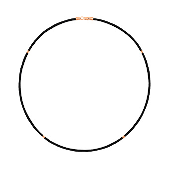 Шовковий шнурок з золотими вставками (арт. 360330ч)