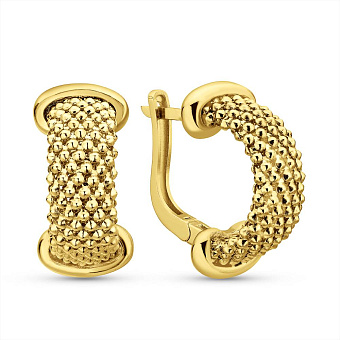 Серьги из желтого золота (арт. 1091950ж)