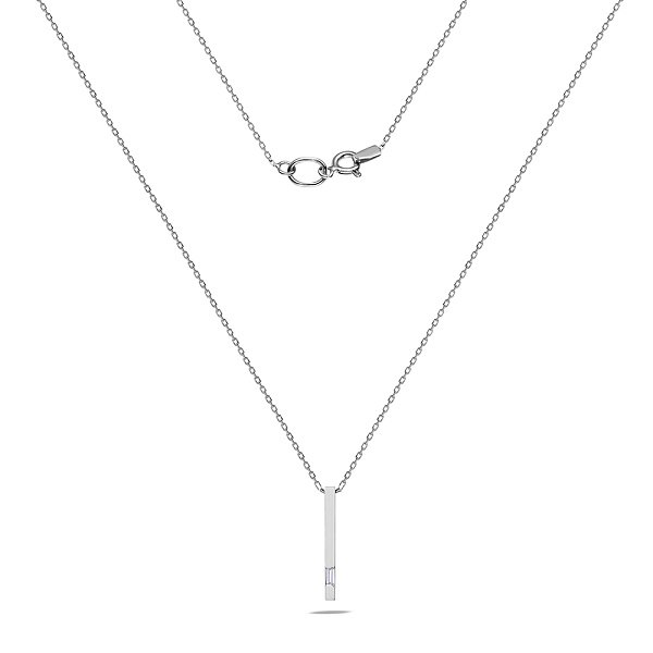 Кольє з білого золота (арт. 351287б) – зображення 2
