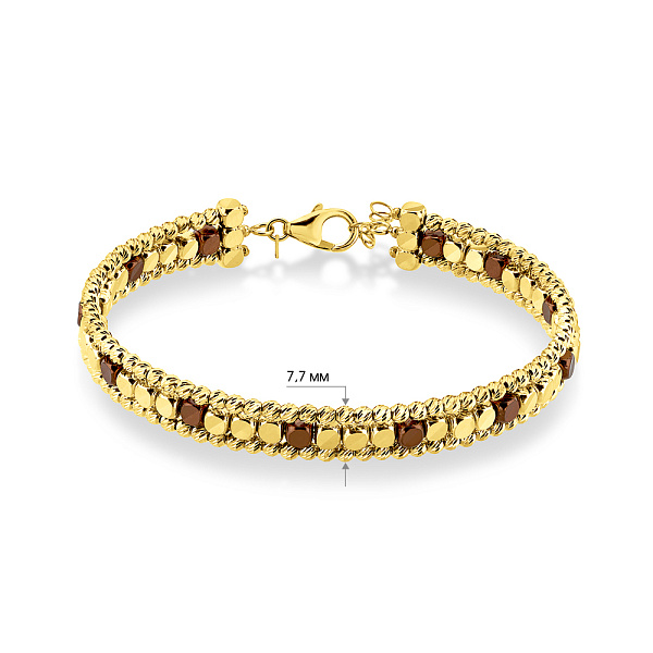 Браслет из желтого золота Francelli (арт. 3261235жкр) – изображение 3