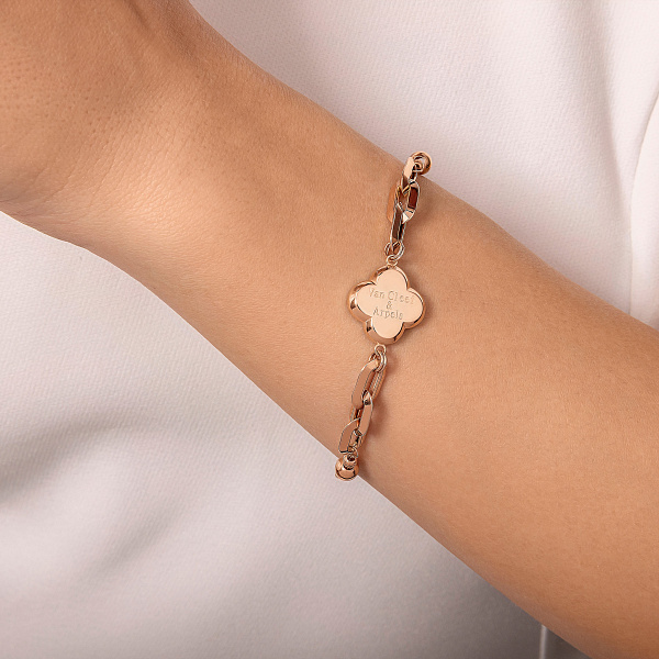 Широкий браслет из красного золота (арт. 3261452) – изображение 2