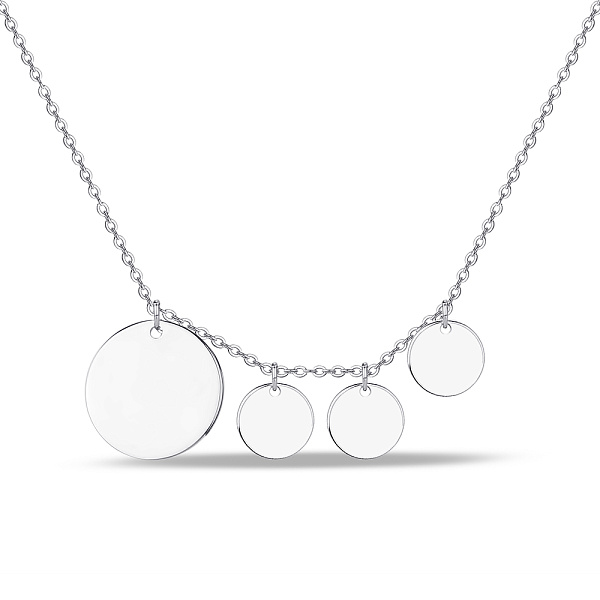 Кольє срібне «Монети» Trendy Style (арт. 7507/1121) – зображення 1