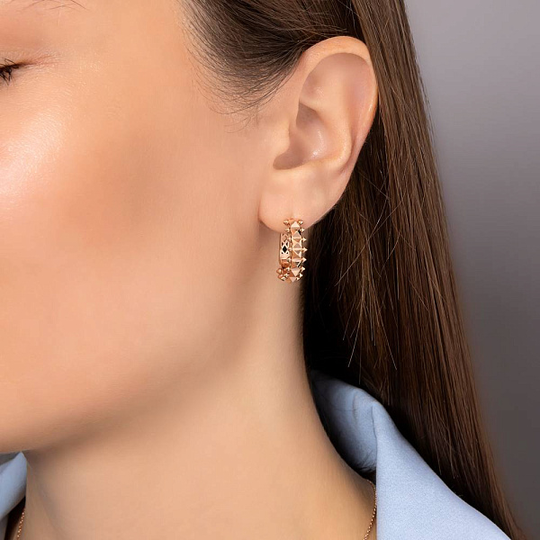 Серьги из красного золота (арт. 1091644) – изображение 2