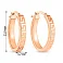 Серьги Олимпия из красного золота (арт. 1091206/25) – изображение 4