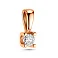 Кулон з червоного золота з діамантом (арт. 3102574201) – зображення 1