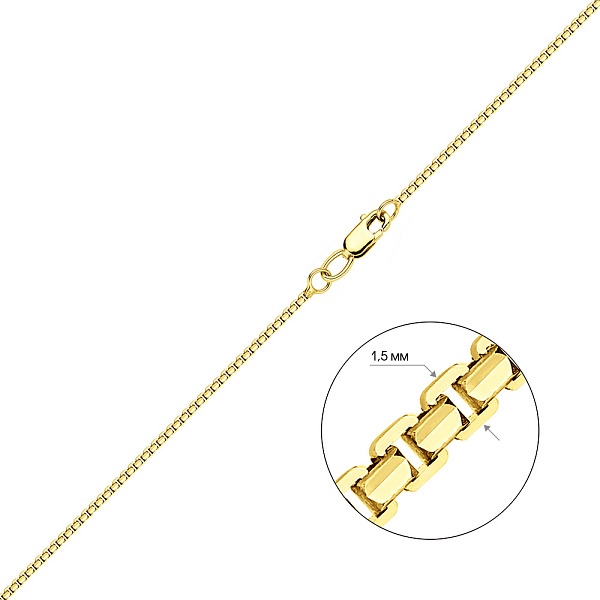 Ланцюжок з жовтого золота плетіння Якірне фантазійне (арт. ц306206жс) – зображення 2