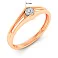 Золота каблучка з діамантом (арт. К011426005) – зображення 5