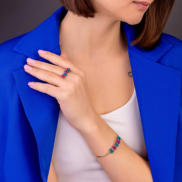 Золотой браслет Francelli (арт. 326723жсмлн) – изображение 4