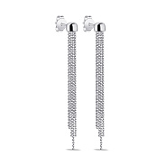Фото Серебряные серьги-подвески Trendy Style без камней (арт. 7518/6796)