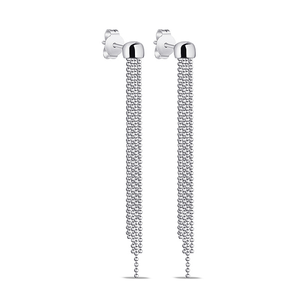 Серебряные серьги-подвески Trendy Style без камней (арт. 7518/6796) – изображение 1