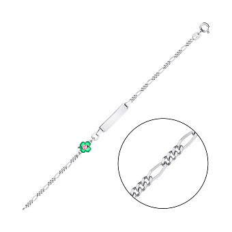 Детскией серебряный браслет "Божья коровка" (арт. 7509/3608ез)