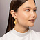 Золотые массивные сережки Francelli (арт. 1091853жм) – изображение 3