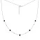 Серебряное колье с черным ониксом (арт. 7507/2323/5о) – изображение 2