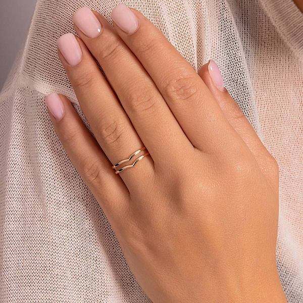 Золотое кольцо (арт. 140825) – изображение 3