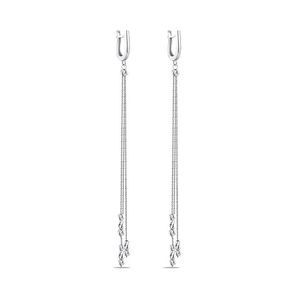 Срібні сережки Trendy Style без каміння (арт. 7502/4269) – зображення 1