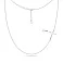 Срібне кольє без каміння Trendy Style (арт. 7507/1201) – зображення 3