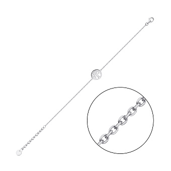 Фото Серебряный браслет Дерево жизни (арт. 7509/4015)