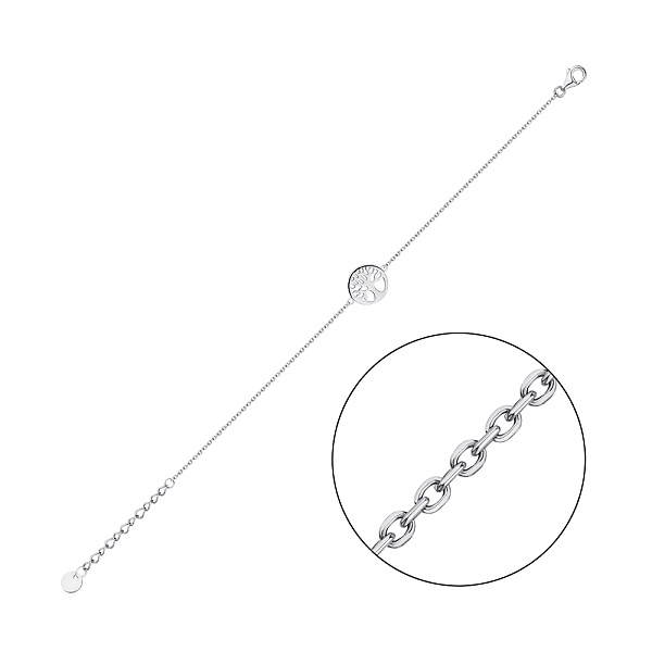 Серебряный браслет Дерево жизни (арт. 7509/4015) – изображение 1