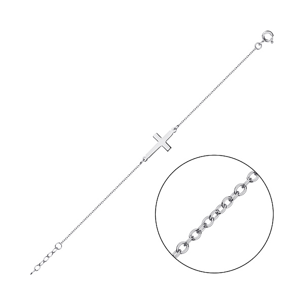Серебряный браслет Крестик (арт. 7509/4206) – изображение 1