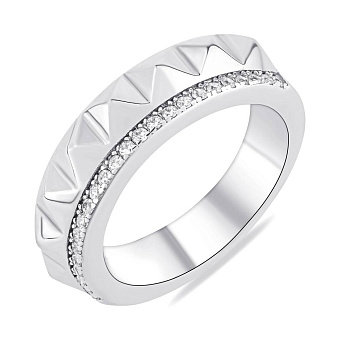 Срібна каблучка з фіанітами (арт. 7501/3848)