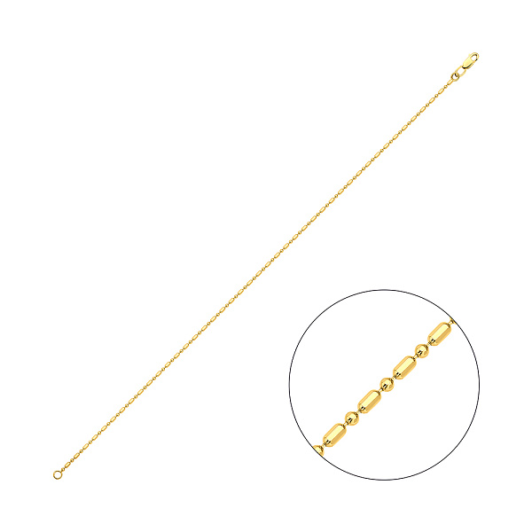 Браслет на ногу из желтого золота (арт. ц3116302жн) – изображение 1