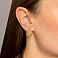 Серьги из желтого золота Francelli (арт. е1091980ж) – изображение 3