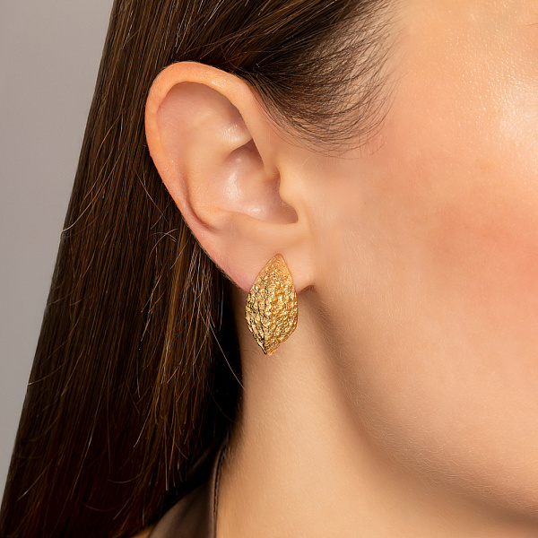 Серьги из желтого золота Francelli (арт. е1091980ж) – изображение 3