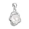 Серебряный подвес с жемчугом (арт. 7503/4424жб) – изображение 1