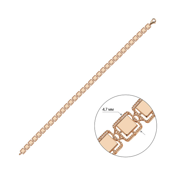 Золотий браслет (арт. 325783) – зображення 5