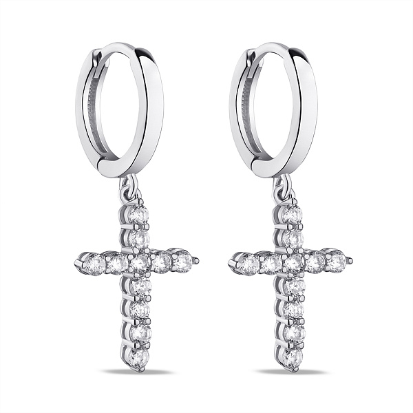 Серьги из серебра с подвесками (арт. 7502/4906/10) – изображение 1