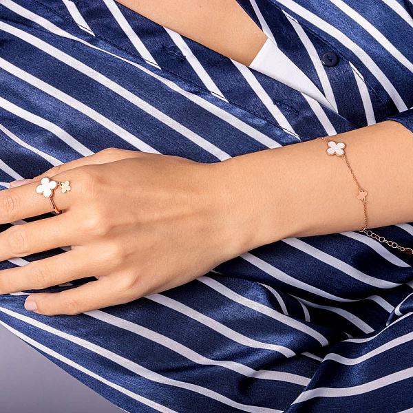 Золотой браслет с эмалью (арт. 341207еп) – изображение 3