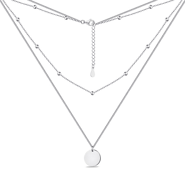 Серебряное колье без камней Trendy Style (арт. 7507/1814/10) – изображение 2