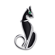 Фото Серебряная брошь Trendy Style с эмалью (арт. 7505/7118реч)