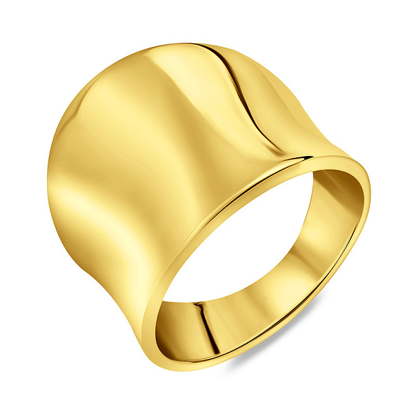 Масивна каблучка з жовтого золота (арт. 152800ж) – зображення 1