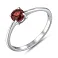 Срібна каблучка з гранатом (арт. 7501/2181439Г) – зображення 1