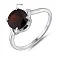 Срібна каблучка з гранатом (арт. 7501/2193753Г) – зображення 2